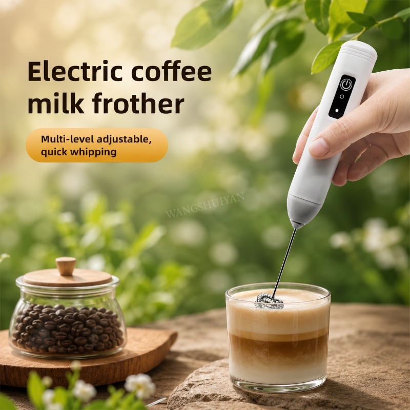Electric Milk Frother Handheld - Portable Electric Milk Frothers Handheld Blender