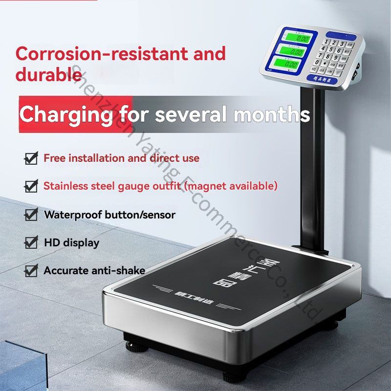 Kitchen Appliances - 200Kg Electronic Kitchen Scale Commercial Stall