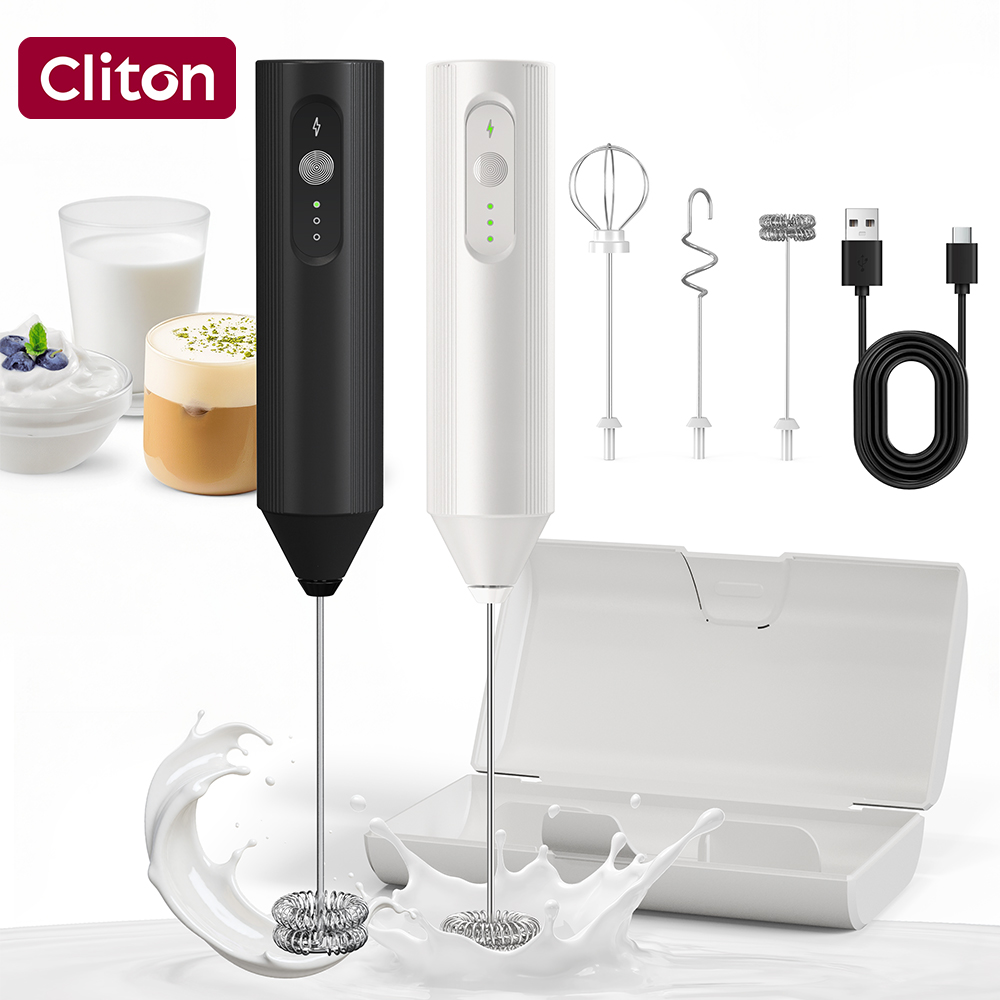White Multi-function USB Elect - Electric Milk Frother Handheld recension och pris
