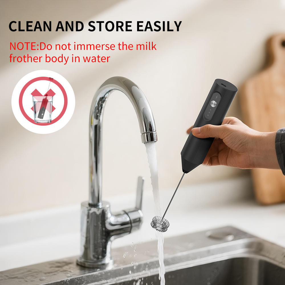 White Multi-function USB Elect - Electric Milk Frother Handheld recension och pris