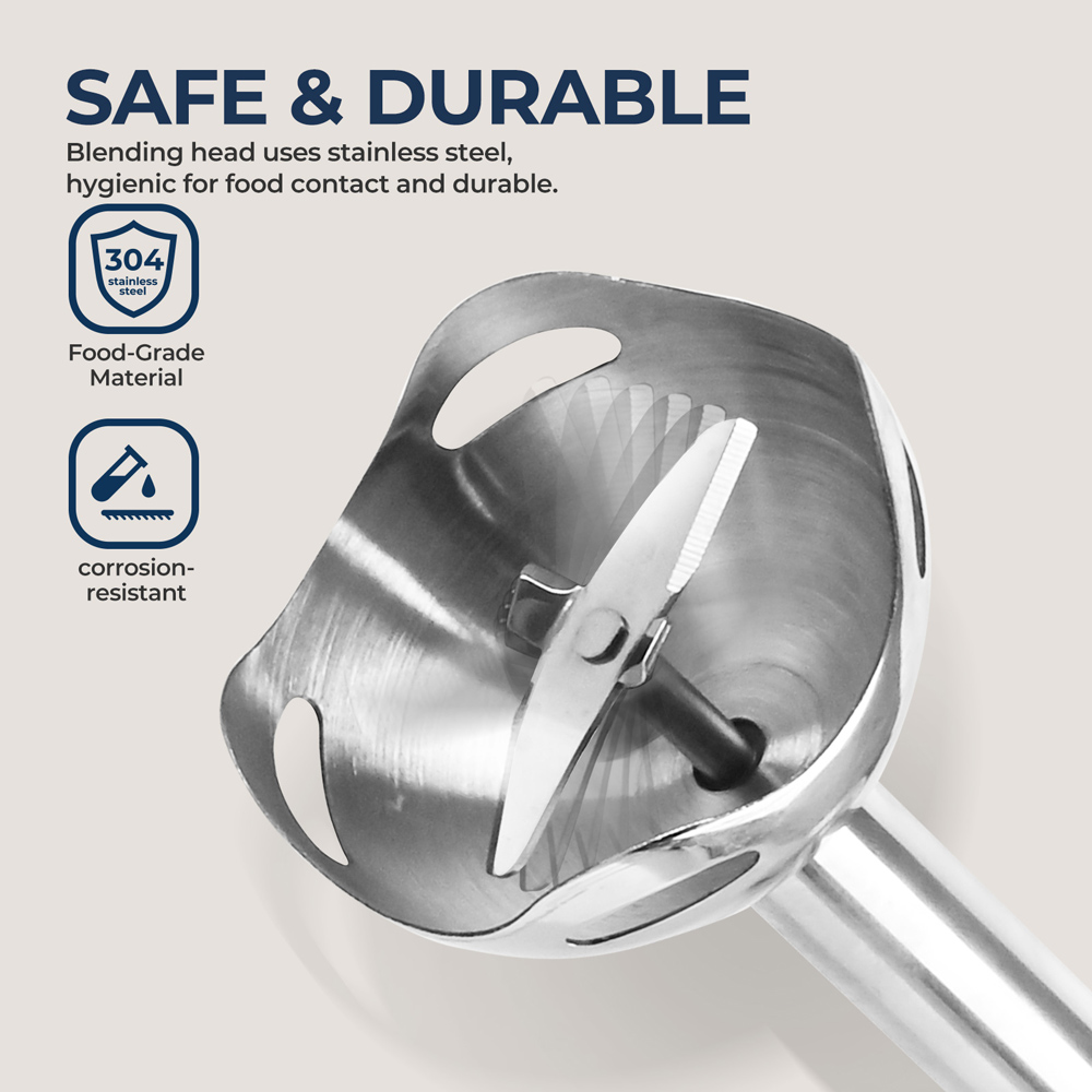 4-in-1 Handheld Stick Blender  - Immersion Hand Blender Set recension och pris